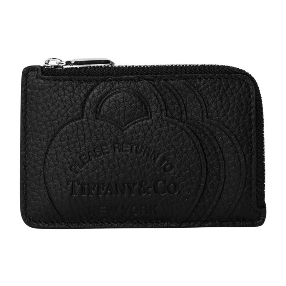 Tiffany & Co Leather Card Wallet / Black